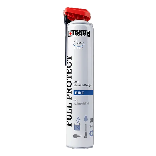Limpiador Full Protec para Piezas Mecánicas de Moto Ipone Multifunción 6 en 1 750 Ml